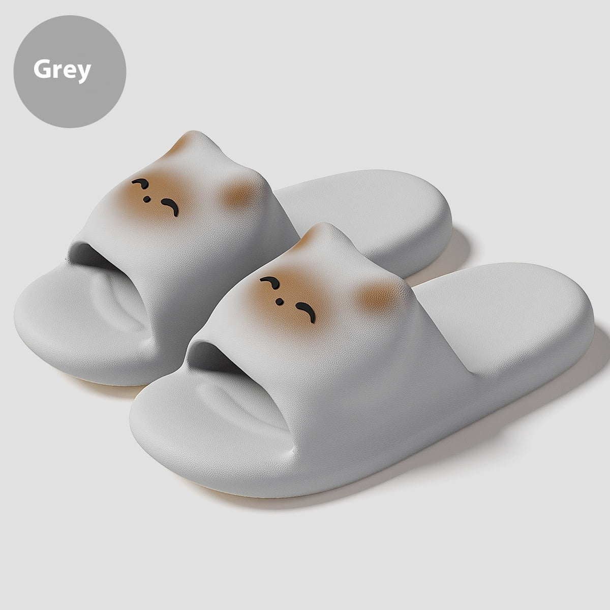 Cartoon Kitten Women's Soft Bottom Non-slip Eva Slippers