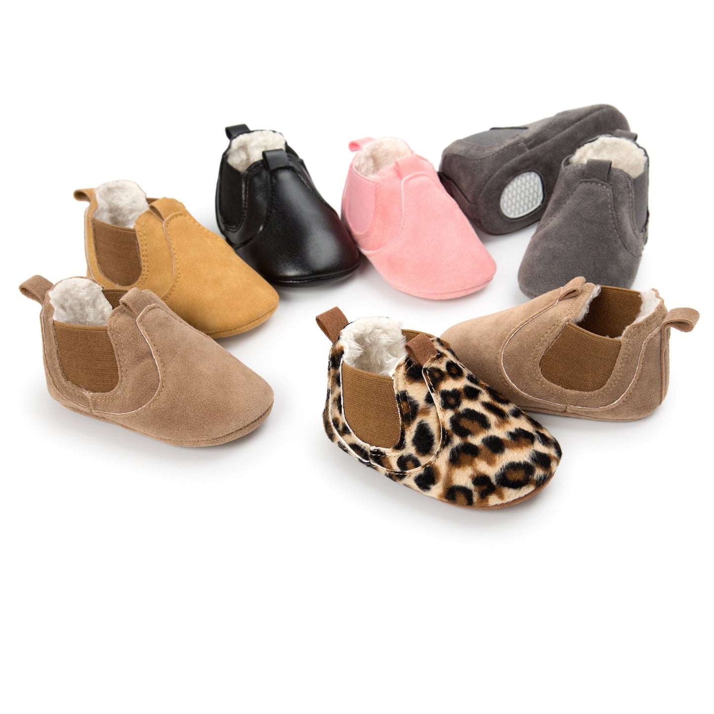 PU Leather Shoes Newborn Baby  Walker Sneakers Shoes (Available)