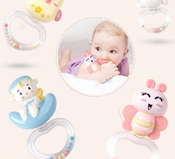 Baby Rattles Crib Mobiles Toy Holder Rotating Mobile Bed Bell Musical Box Projection Newborn Infant Baby Boy Toys ((Available)