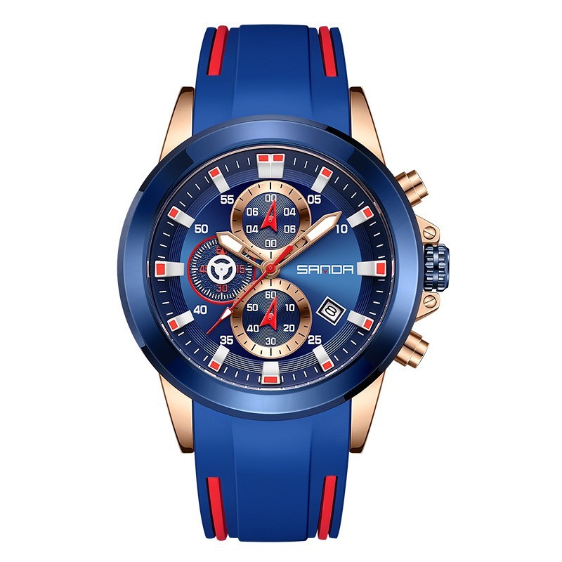 Fashion Calendar Men's Business Quartz Watch