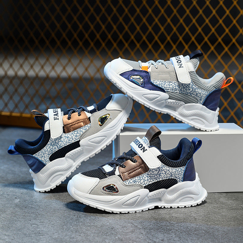 Children's Boys Running Simple Korean Style All-matching Shoes (Available)