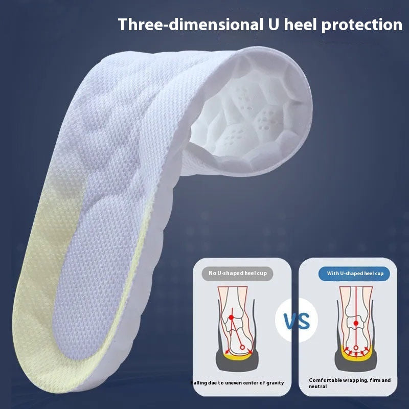Anti Odor Sweat Absorbing Breathable High Elasticity Insole (Available)