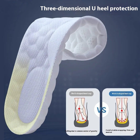 Anti Odor Sweat Absorbing Breathable High Elasticity Insole (Available)