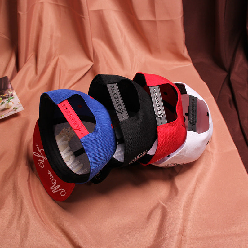 Children's Baseball Cap Tide Hiphop Flat Brim Peaked Cap   (Available)