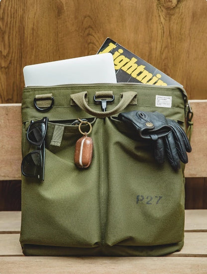 Marden Tooling Helmet Canvas Crossbody Bag Shoulder