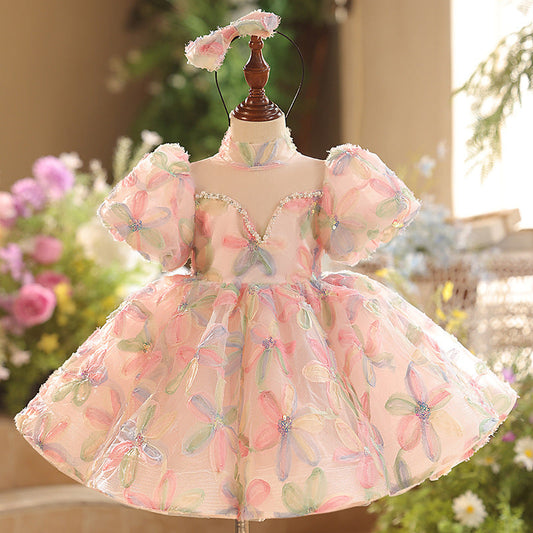 Catwalk Fashion Personalized Children Princess Dress