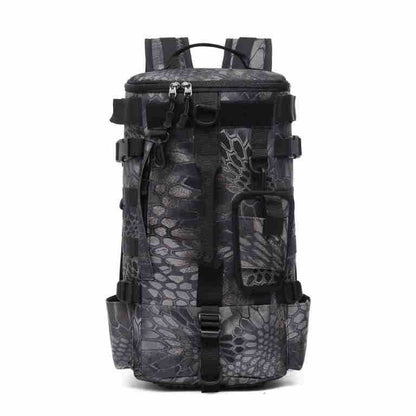 Multifunctional Hiking Backpack Waterproof Oxford Cloth Fishing Gym Bag