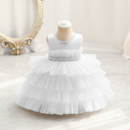 Gradient Cake Dress Children's Dress Princess Dress (Available)
