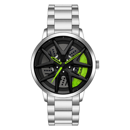 Cool Wheel Personality Hollow Out Quartz Watch