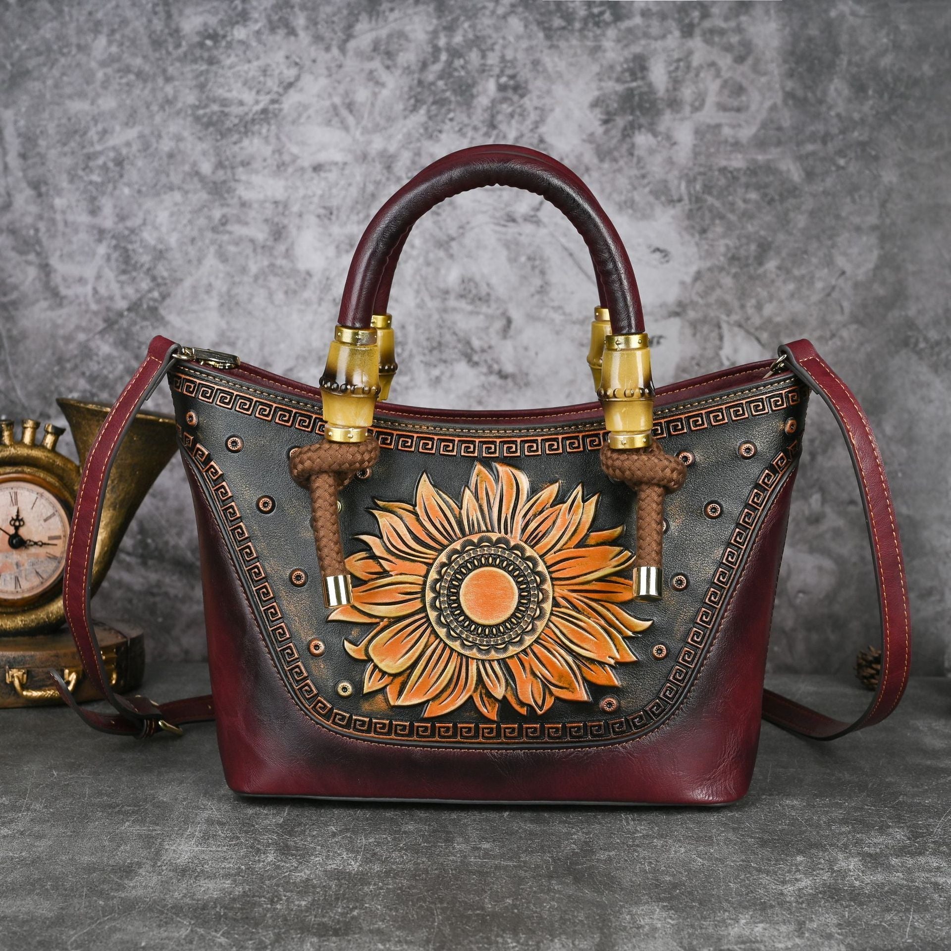 High-grade Elegant Middle-aged One-shoulder Versatile Crossbody Bag