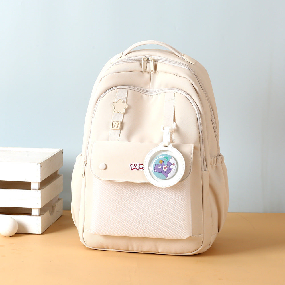 Fashion Campus High School And College Student Lightweight Casual Backpack