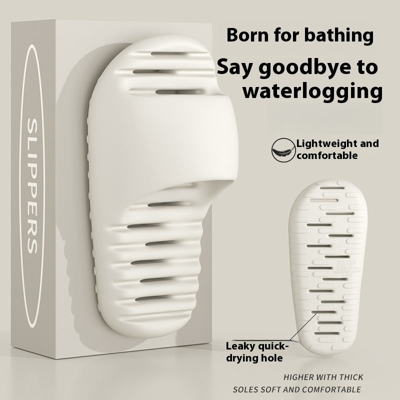 Quick-drying Bathroom Women's Wear-resistant Mute Slippers   (Available)