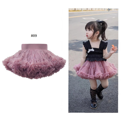 Girls summer hot style skirt children's tutu skirt mesh skirt cake (Pre Order)