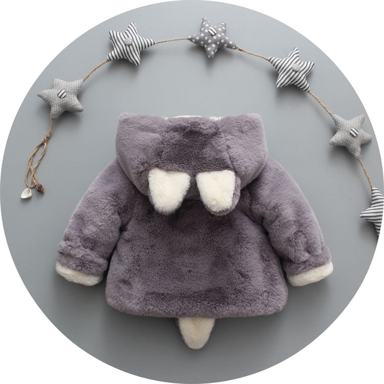 Baby Girls Faux Fur Winter Warm Coat (Available)