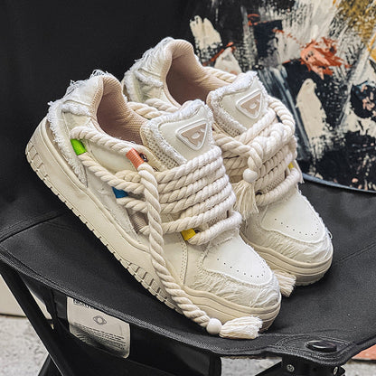 Fashion Hong Kong Style Retro Minority Men's Shoes