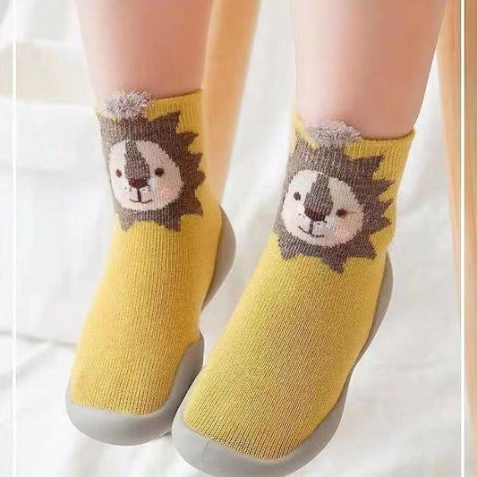 Cute cartoon animals toddler baby socks shoes
