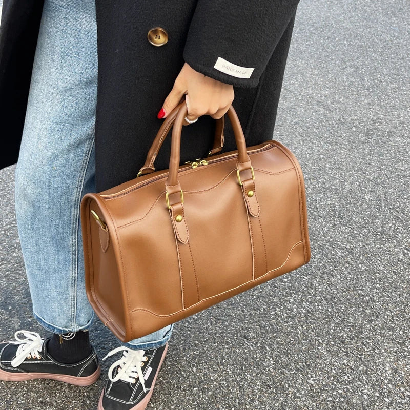 Women's Bags Large Capacity Travel Bag Sports Gym Bag Outdoor Shoulder Crossbody Bag Weekend Duffle Bag Female Handbag and Purse