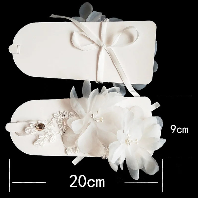 Girl Gloves Fingerless Wedding Gloves Lace Beaded Short Design Gloves For Bridal Wedding Accessories