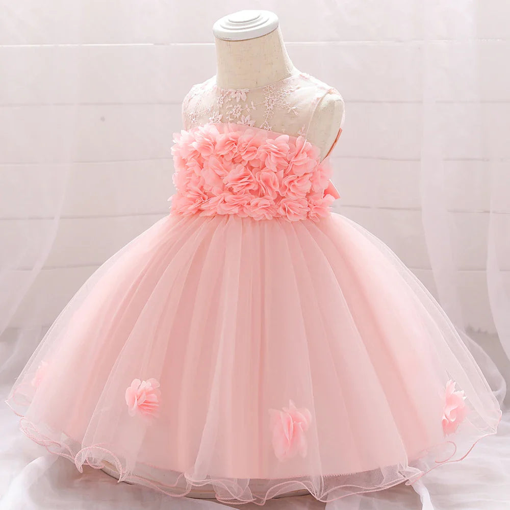 Toddler Girl Party Dresses Baby Dress For Girls  Birthday Princess Dress Christening Gown Infant Baptism Vestidos Clothes