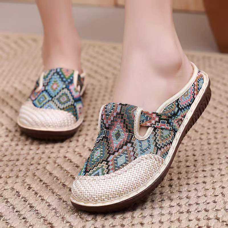 Foreign Trade Women's Shoes New Summer Bow Hollow Sandals Slippers