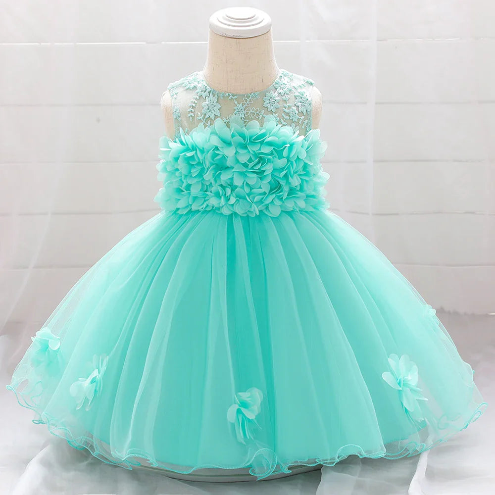 Toddler Girl Party Dresses Baby Dress For Girls  Birthday Princess Dress Christening Gown Infant Baptism Vestidos Clothes