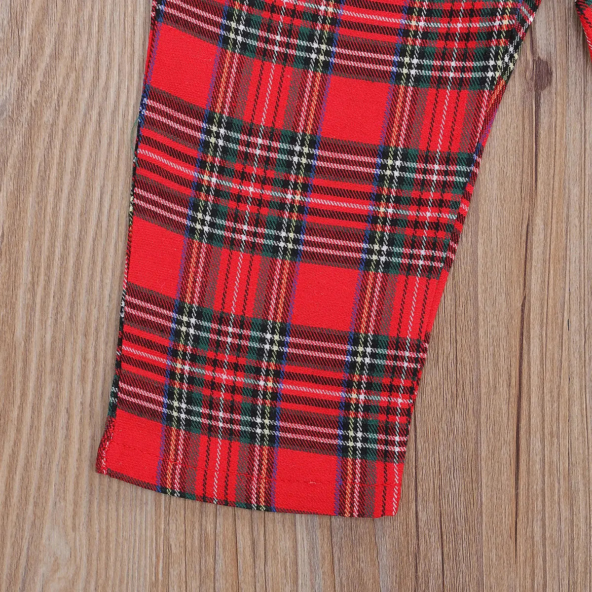 Girls Boys Plaid Homewear Set Long Sleeve Single Breasted Lapel Shirt Elastic Waist Long Pants Kids Autumn Pajamas Outfits