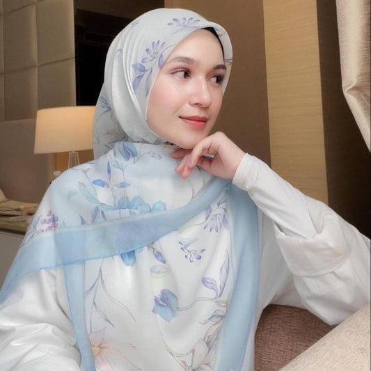 Women Muslim Turban Lady Hijab Islamic Breathable Head Scarf with Embroidery Flower fashion embroidery hijab malaysian scarf (Copy) (Copy)