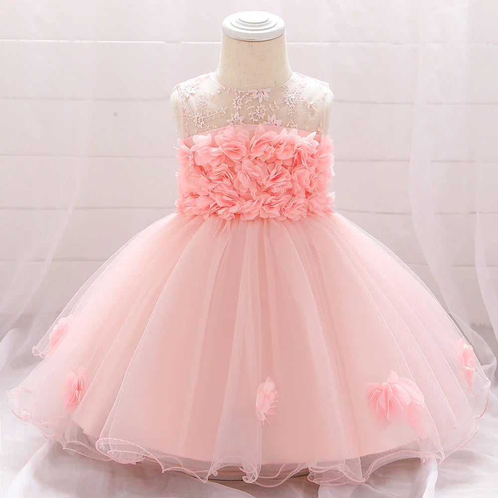 Toddler Girl Party Dresses Baby Dress For Girls  Birthday Princess Dress Christening Gown Infant Baptism Vestidos Clothes