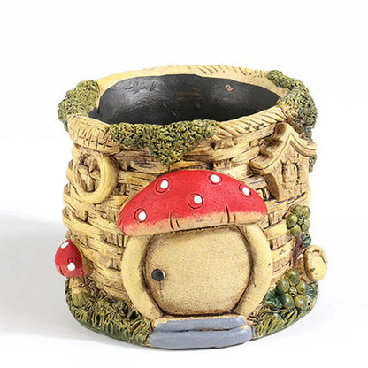 Succulent Plants Flower Pot, Creative Flowerpot, Hollow Shape, Floral Flower Pot, Crafts, Desktop Ornaments, Planter Decor