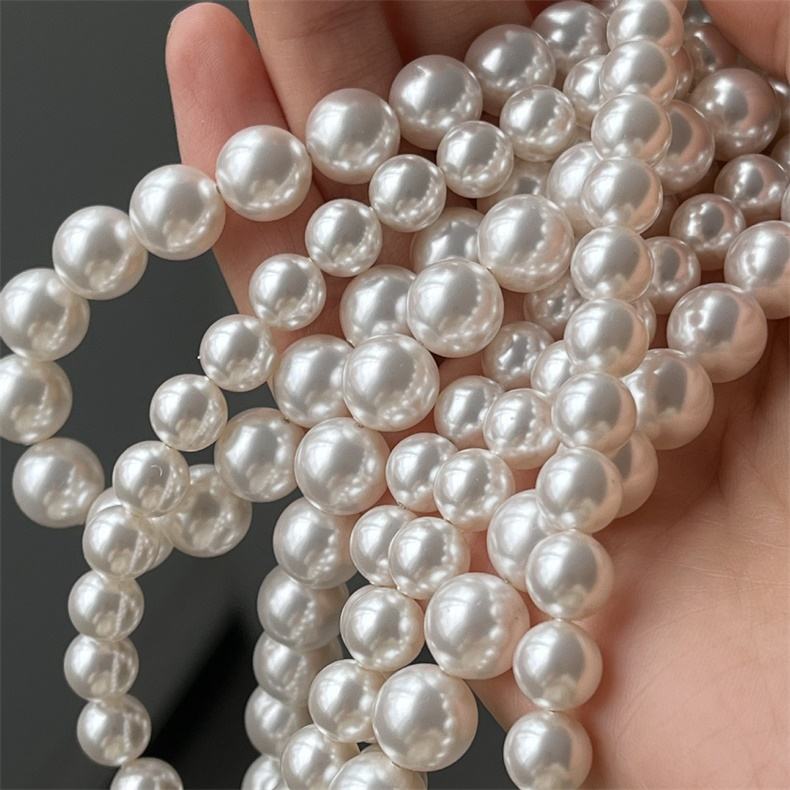 High Quality S925 Silver Artificial Pearl Necklace Artificial Pearl Choker Artificial Pearl Necklace For Women