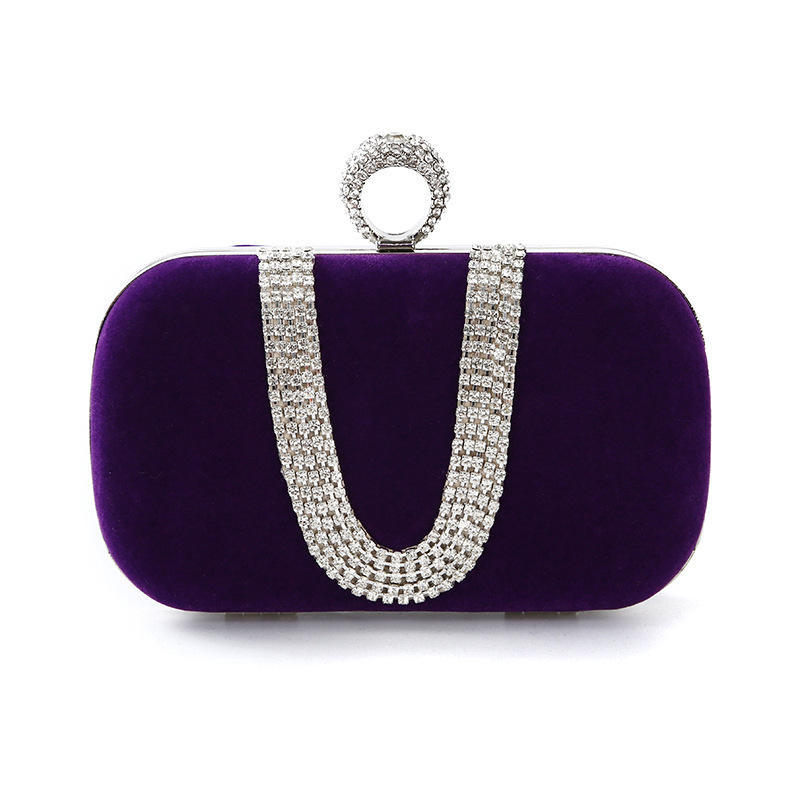 New Fashion Luxury Women Evening Bags Waterproof Diamond Bag Crystal Chain Shoulder Ba