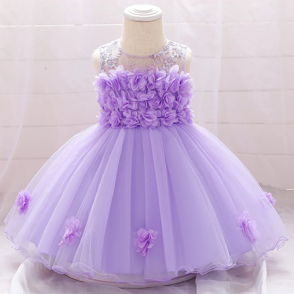 Toddler Girl Party Dresses Baby Dress For Girls  Birthday Princess Dress Christening Gown Infant Baptism Vestidos Clothes