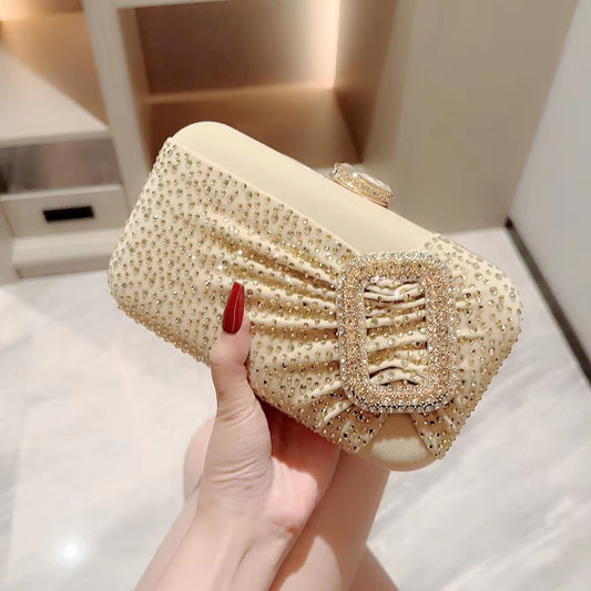 Elegant Pearl Clutch Evening Bag Ladies Mini Small Bag Beaded With Dress Cheongsam Banquet Bag (Copy)