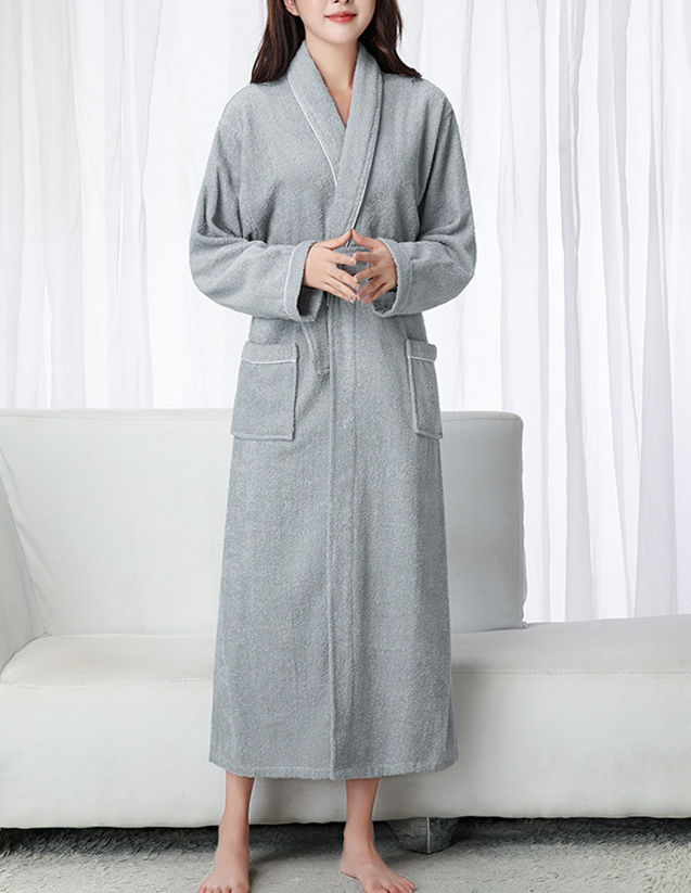 White Towel Bathrobes Spa Robe Pajamas Women Clothing Sleepwear