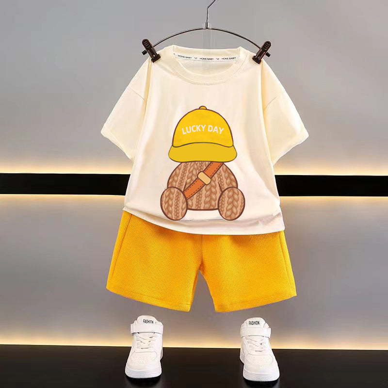 Baby boy sweatshirt set Bangladesh kids clothing outfit set soft warm comfortable toddler wear