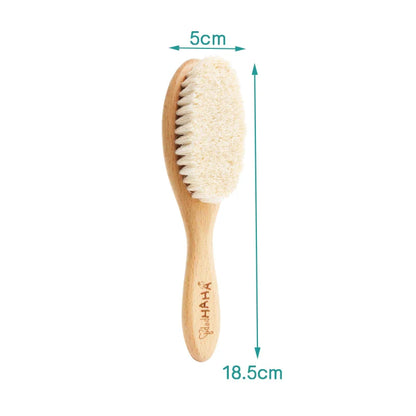 Baby Hair Brush for Hair Personalized Baby Brush Soft Goat Bristle Kids Hair Brush