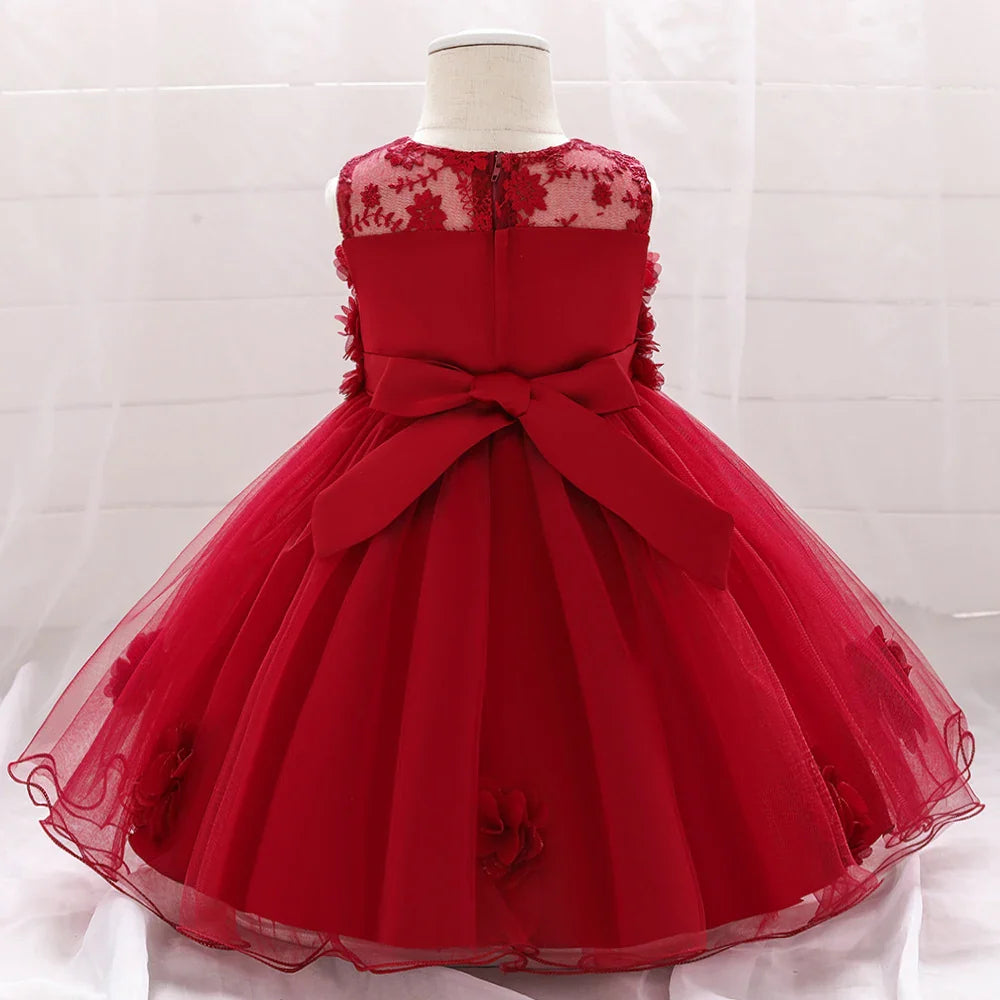 Toddler Girl Party Dresses Baby Dress For Girls  Birthday Princess Dress Christening Gown Infant Baptism Vestidos Clothes