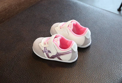 Baby Boys And Girls Toddler Shoes Infant Sneakers Newborn Soft Bottom First Walk Non-Slip Fashion