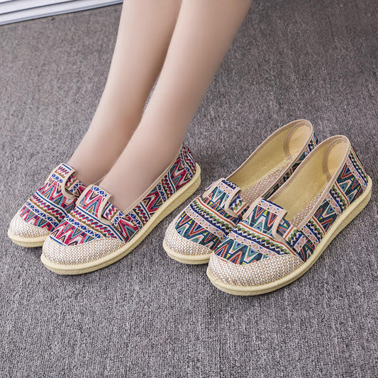 Summer Comfortable Round Toe Flats cheap Women's Casual Shoes