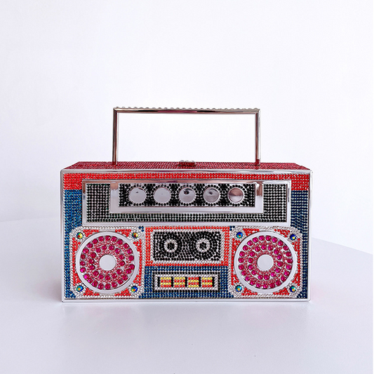 Unique Luxury Radio Box Purse And Handbag