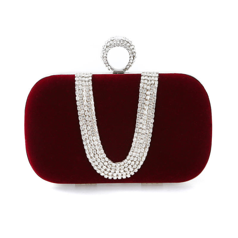 New Fashion Luxury Women Evening Bags Waterproof Diamond Bag Crystal Chain Shoulder Ba