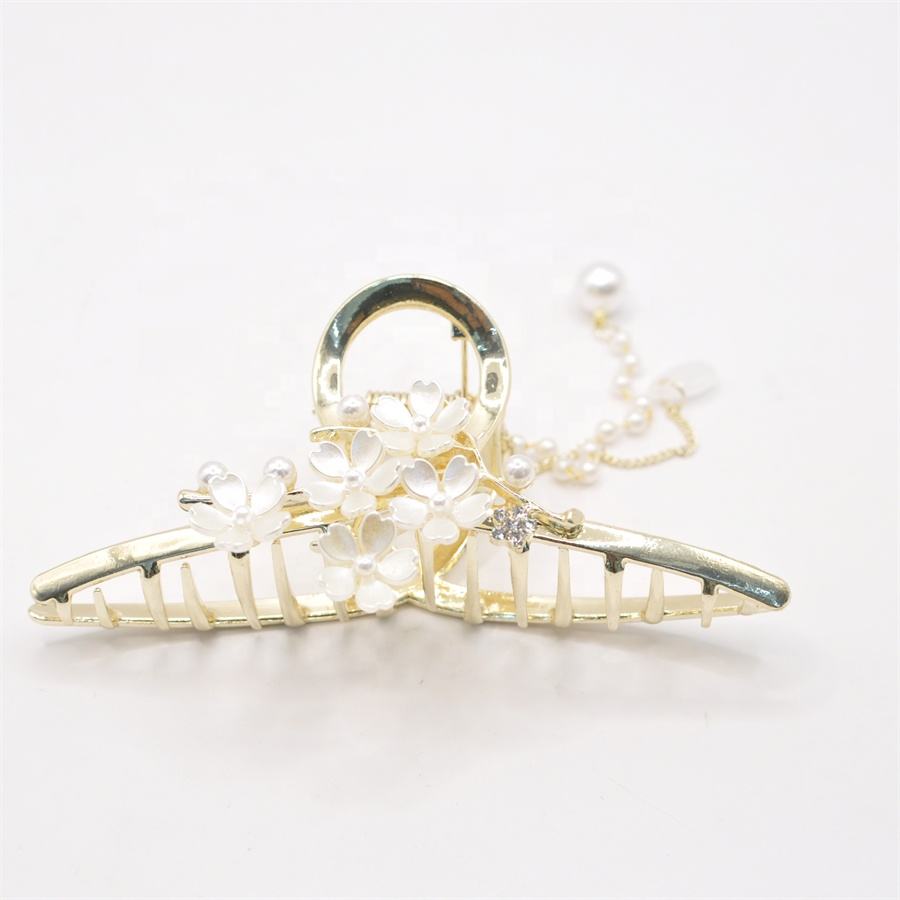 Women's Metal Flower Hair Claw Female Hair Accessories