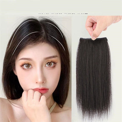 Wig piece hair root fluffy pad hair piece on both sides thickening hair volume invisible hair extension one-piece head hair   (Available)