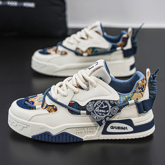 New Men's Versatile Casual Shoes Thick-soled Non-slip