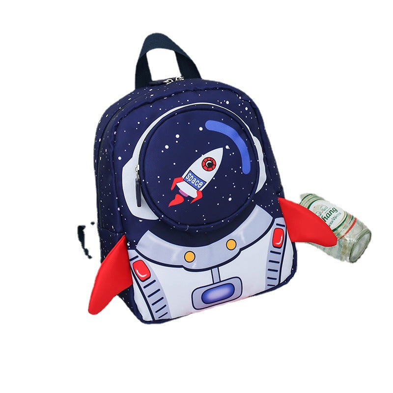 Anti-lost Children Backpack Hand Holding Rope Kindergarten Backpack