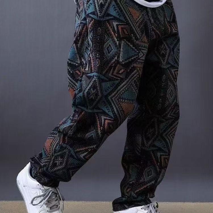 Men's Trendy Niche Retro Loose Harem Ankle Tight Pants