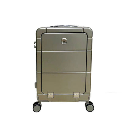 Front Opening Dry Wet Separation Suitcase 20-inch