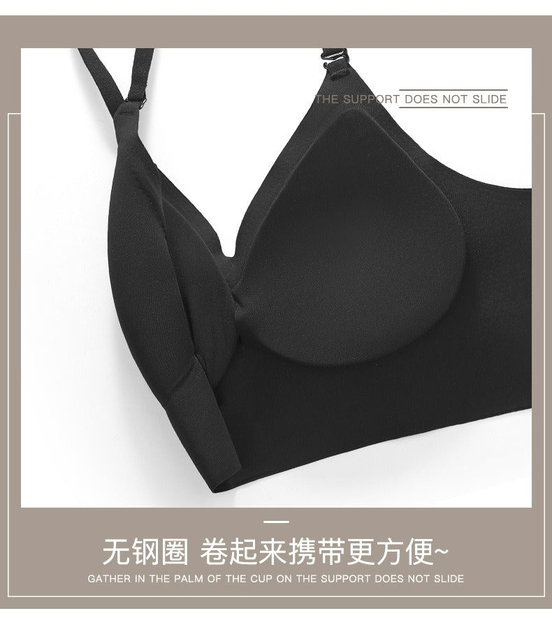 U-shaped beautiful back underwear for women with small chest gathered (Available))
