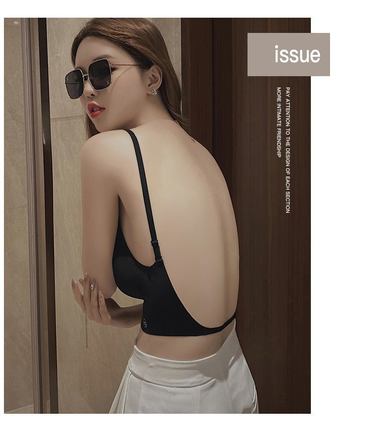 U-shaped beautiful back underwear for women with small chest gathered (Available))
