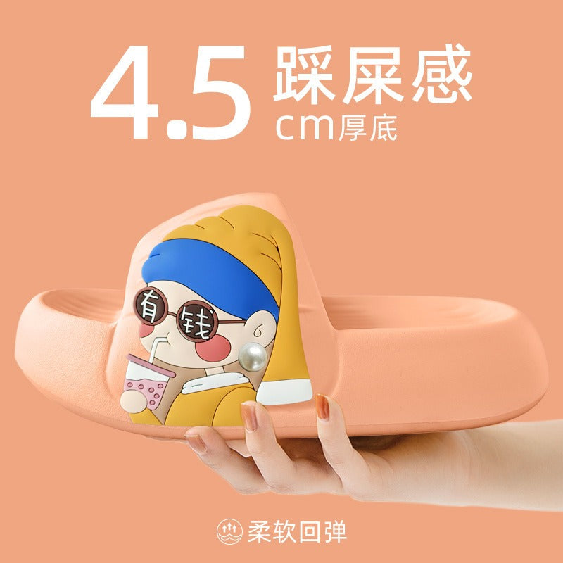 Cute slippers for women in summer for outdoor and indoor use